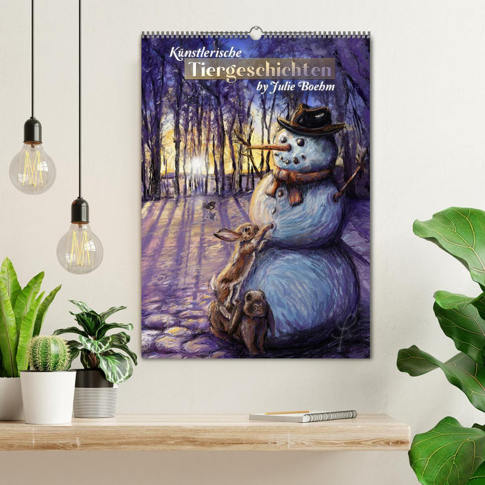 Künstlerische Tiergeschichten (CALVENDO Wandkalender 2026)