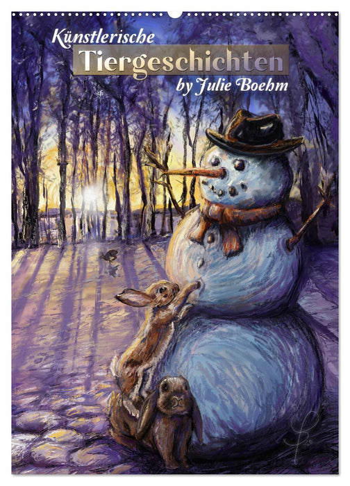 Künstlerische Tiergeschichten (CALVENDO Wandkalender 2026)