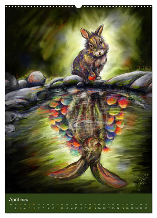 Künstlerische Tiergeschichten (CALVENDO Wandkalender 2026)