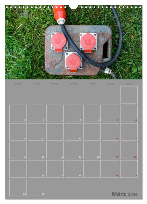 Brandgefährliche elektrische Anlagen (CALVENDO Wandkalender 2026)