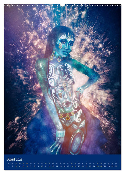 Bodypainting Adventures (CALVENDO Wandkalender 2026)