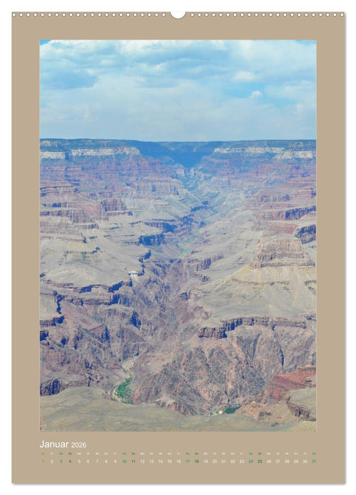Erlebe mit mir den Grand Canyon (CALVENDO Premium Wandkalender 2026)