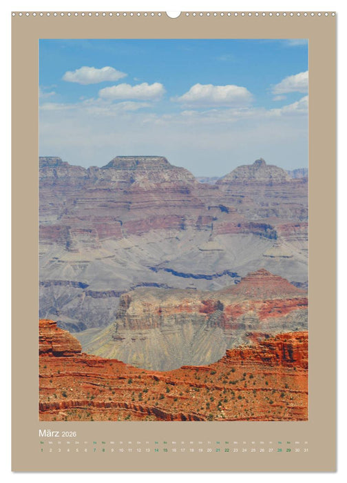 Erlebe mit mir den Grand Canyon (CALVENDO Premium Wandkalender 2026)