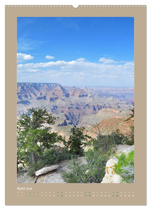 Erlebe mit mir den Grand Canyon (CALVENDO Premium Wandkalender 2026)