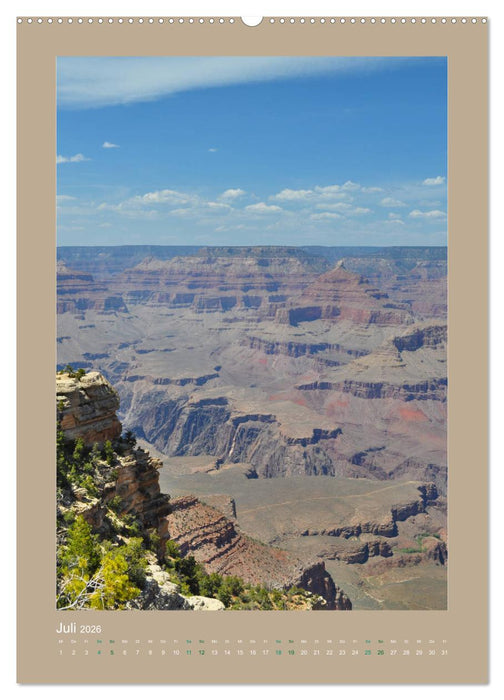 Erlebe mit mir den Grand Canyon (CALVENDO Premium Wandkalender 2026)