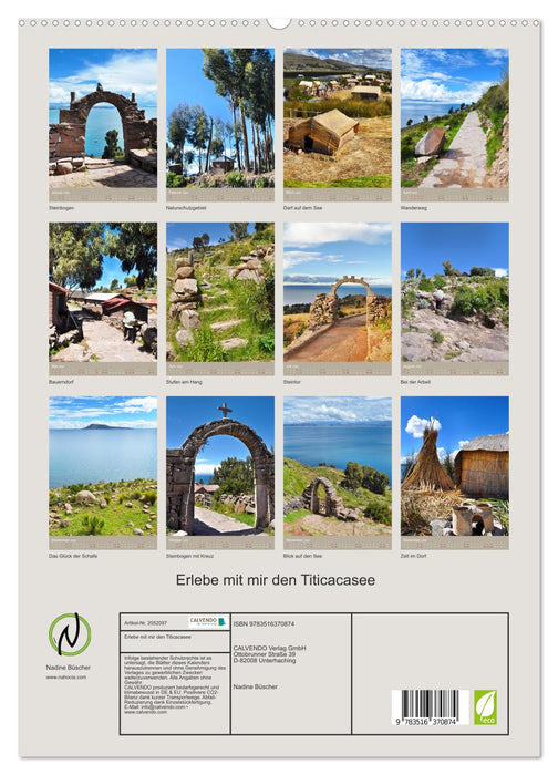 Erlebe mit mir den Titicacasee (CALVENDO Premium Wandkalender 2026)