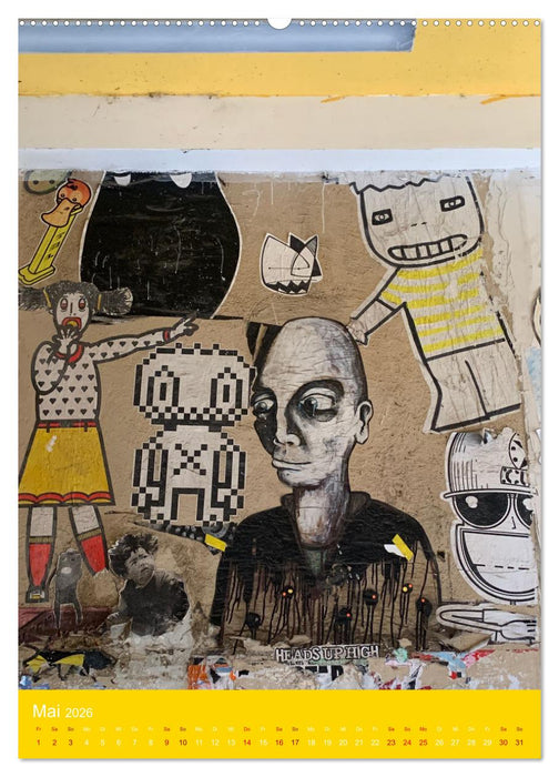 LOVE BERLIN - BUNTE WÄNDE (CALVENDO Wandkalender 2026)