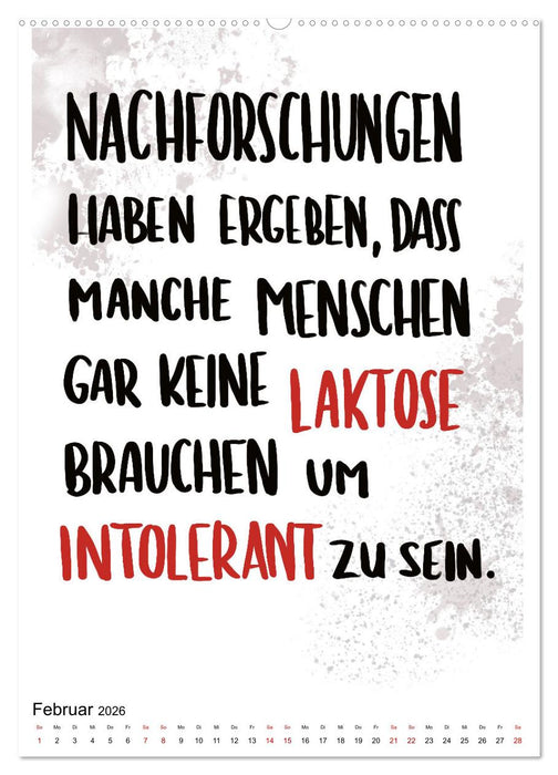 Angesagtes-Sprüche für alle Lebenslagen (CALVENDO Wandkalender 2026)