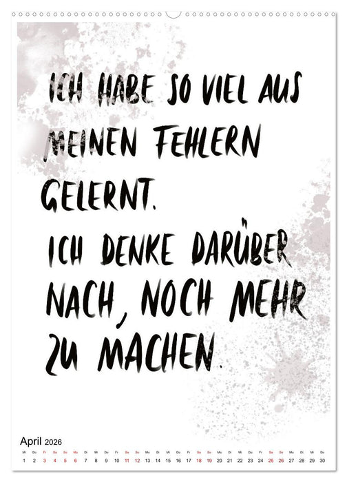 Angesagtes-Sprüche für alle Lebenslagen (CALVENDO Wandkalender 2026)