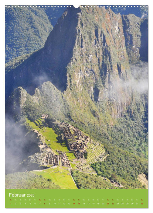Erlebe mit mir Machu Picchu (CALVENDO Premium Wandkalender 2026)