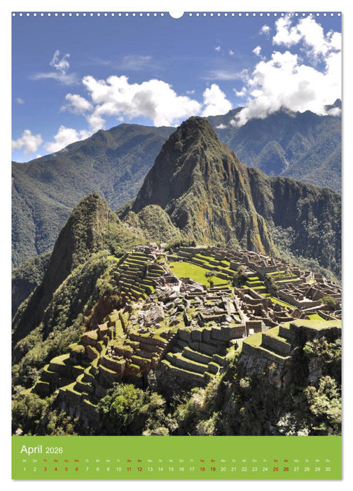 Erlebe mit mir Machu Picchu (CALVENDO Premium Wandkalender 2026)