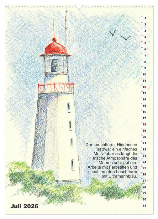 Mal mal mit Stiften (CALVENDO Premium Wandkalender 2026)