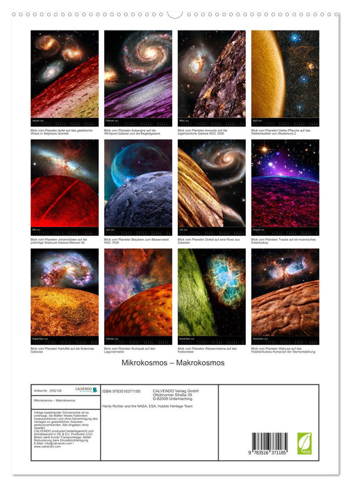 Mikrokosmos – Makrokosmos (CALVENDO Premium Wandkalender 2026)