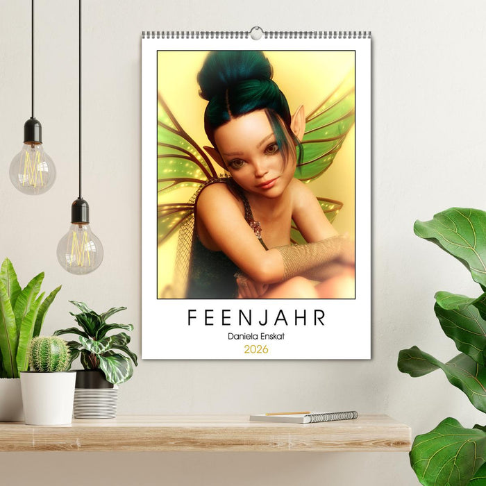 Feenjahr 2026 (CALVENDO Wandkalender 2026)