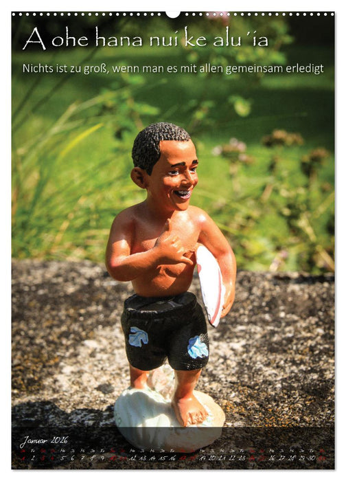 Hula Dancer - Hawaiianische Weisheiten (CALVENDO Wandkalender 2026)