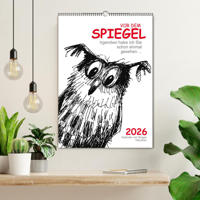 Vor dem Spiegel 2026 (CALVENDO Wandkalender 2026)