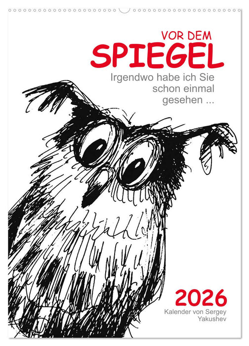Vor dem Spiegel 2026 (CALVENDO Wandkalender 2026)