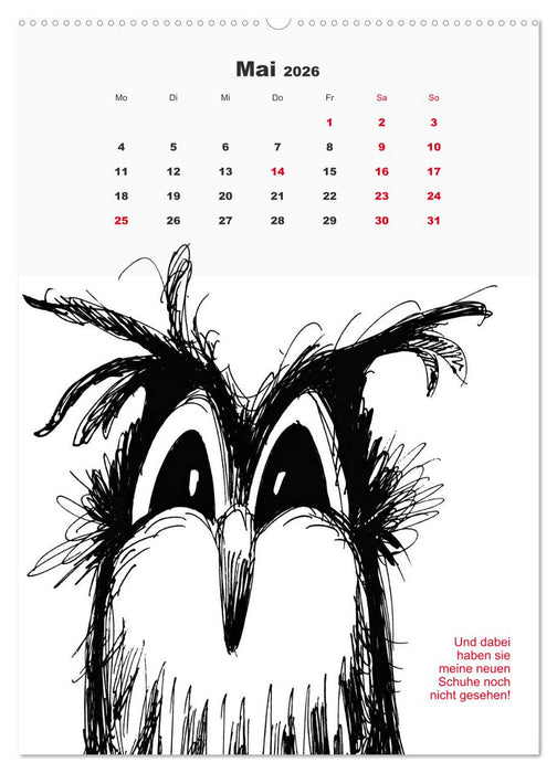 Vor dem Spiegel 2026 (CALVENDO Wandkalender 2026)