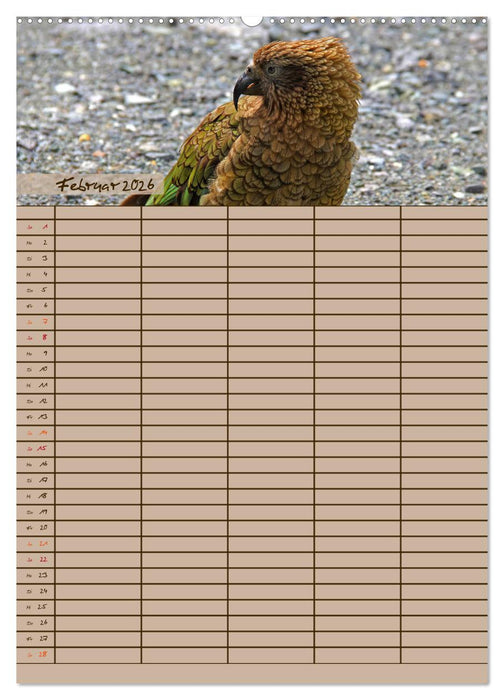 Tierischer Familienplaner (CALVENDO Wandkalender 2026)