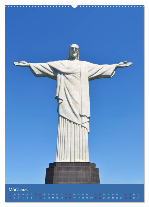 Erlebe mit mir Rio de Janeiro (CALVENDO Premium Wandkalender 2026)