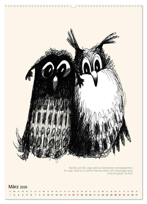 EULEN 2026 GRENZENLOSE LIEBE (CALVENDO Wandkalender 2026)