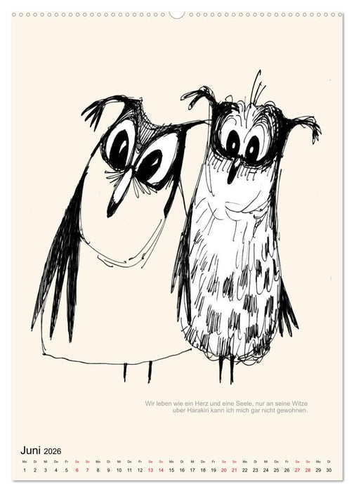 EULEN 2026 GRENZENLOSE LIEBE (CALVENDO Wandkalender 2026)