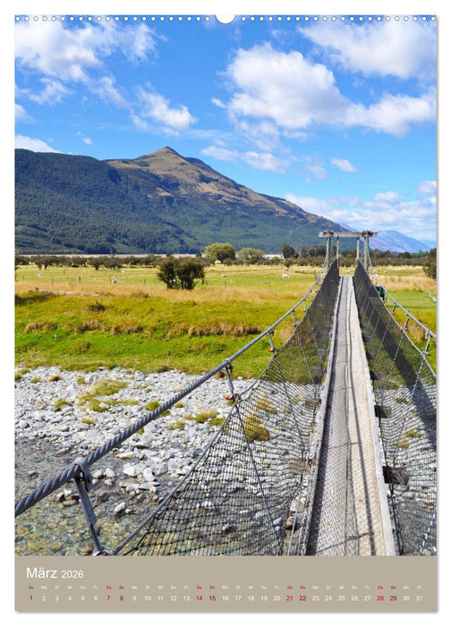 Erlebe mit mir die Südinsel von Neuseeland (CALVENDO Premium Wandkalender 2026)