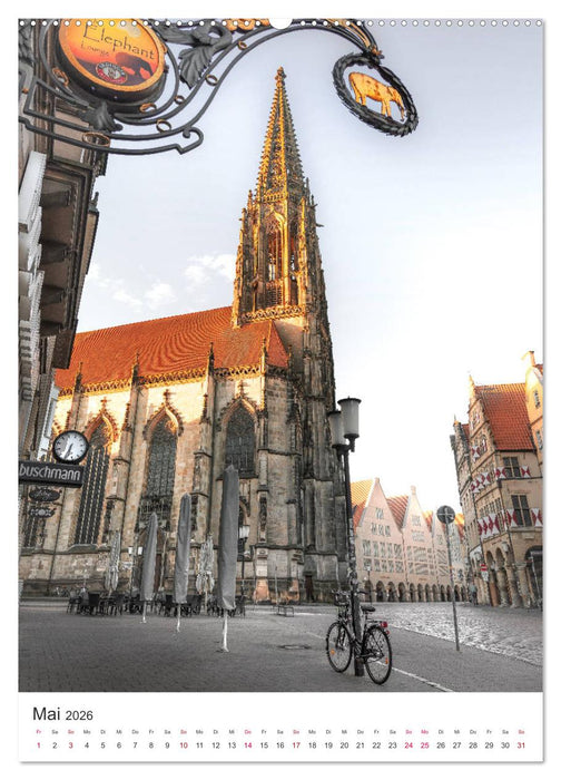 Münster - Stadt und Natur (CALVENDO Wandkalender 2026)