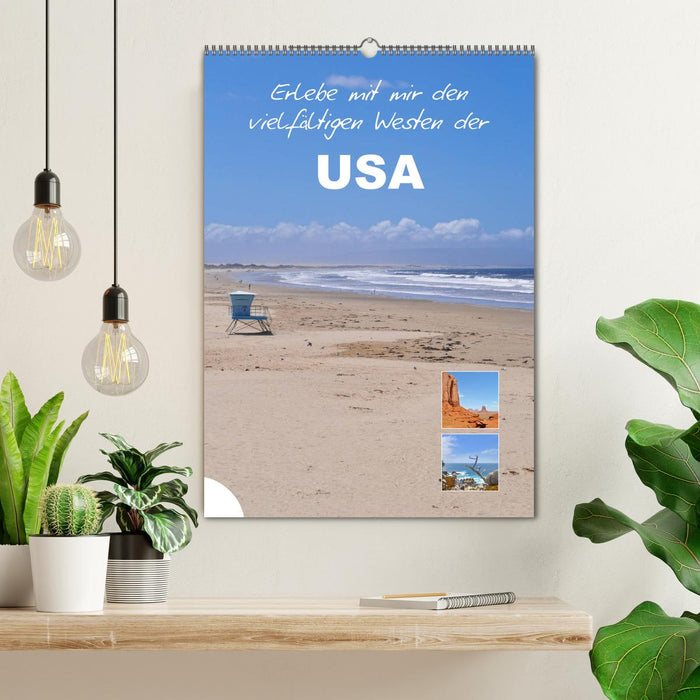 Erlebe mit mir den vielfältigen Westen der USA (CALVENDO Wandkalender 2026)