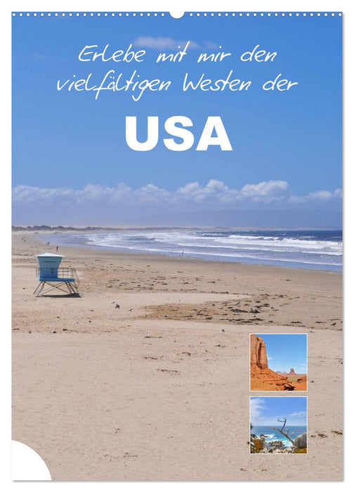 Erlebe mit mir den vielfältigen Westen der USA (CALVENDO Wandkalender 2026)