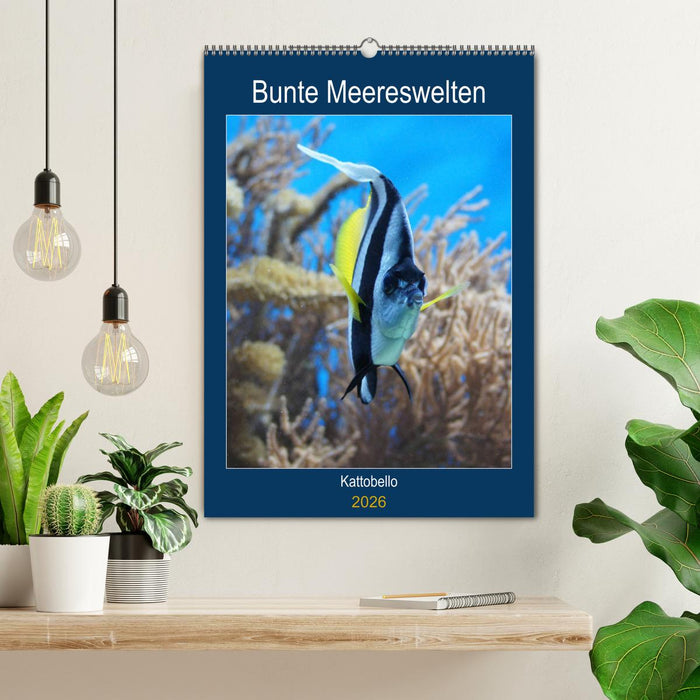 Bunte Meereswelten (CALVENDO Wandkalender 2026)