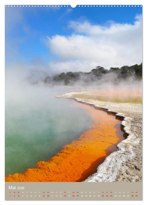 Erlebe mit mir die Nordinsel von Neuseeland (CALVENDO Premium Wandkalender 2026)