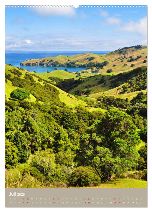 Erlebe mit mir die Nordinsel von Neuseeland (CALVENDO Premium Wandkalender 2026)