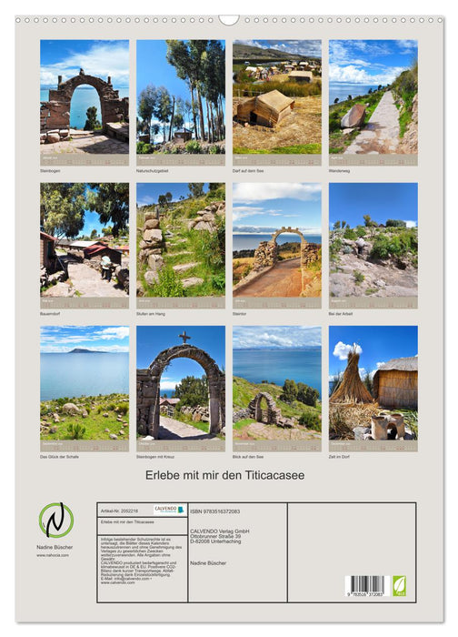 Erlebe mit mir den Titicacasee (CALVENDO Wandkalender 2026)