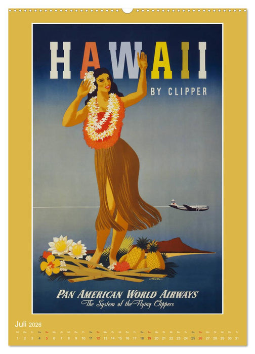 Historische Reiseplakate (CALVENDO Premium Wandkalender 2026)