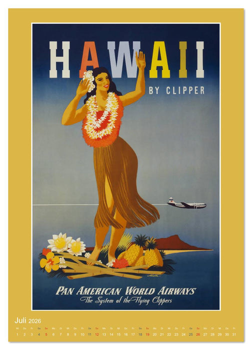 Historische Reiseplakate (CALVENDO Premium Wandkalender 2026)