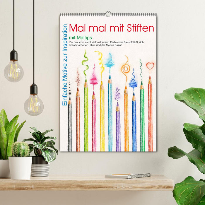 Mal mal mit Stiften (CALVENDO Wandkalender 2026)