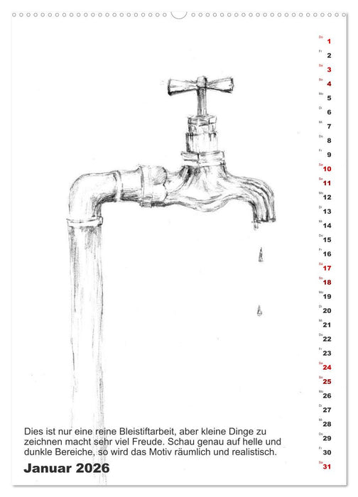 Mal mal mit Stiften (CALVENDO Wandkalender 2026)