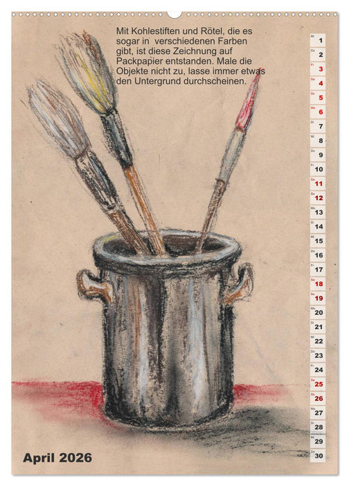 Mal mal mit Stiften (CALVENDO Wandkalender 2026)