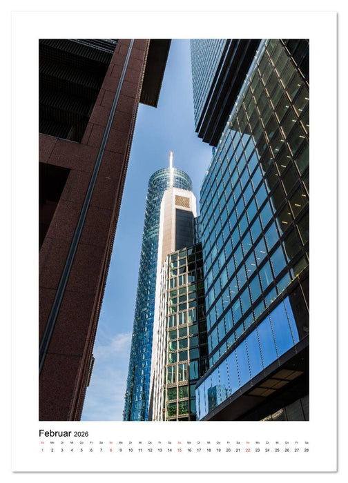 Frankfurt Vertikal Michael Jaster (CALVENDO Premium Wandkalender 2026)