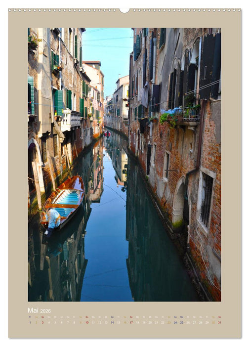 Erlebe mit mir Venedig im Winter (CALVENDO Premium Wandkalender 2026)