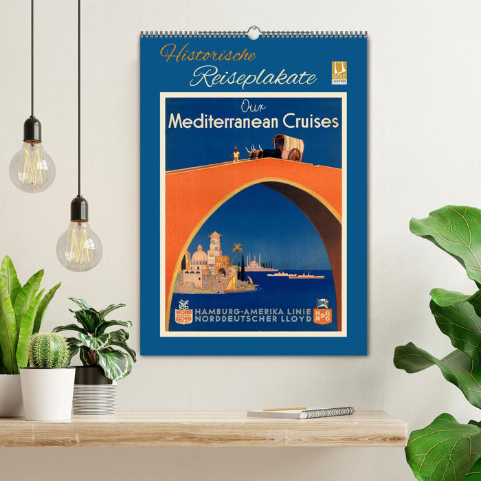 Historische Reiseplakate (CALVENDO Wandkalender 2026)