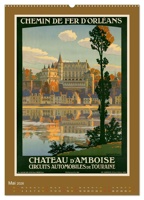 Historische Reiseplakate (CALVENDO Wandkalender 2026)