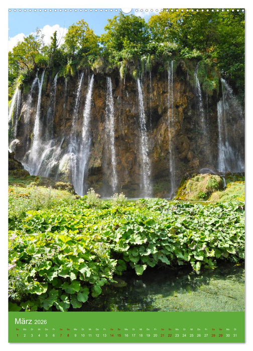 Erlebe mit mir die Zauberwelt der Plitvicer Seen (CALVENDO Wandkalender 2026)
