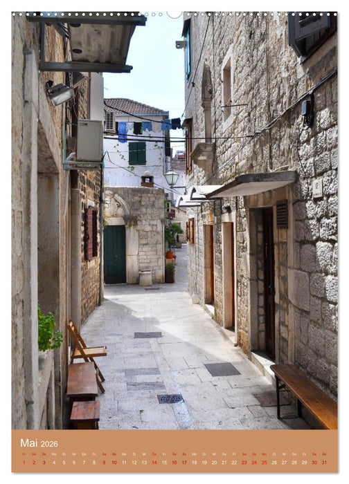Erlebe mit mir die schönsten Gassen von Kroatien (CALVENDO Wandkalender 2026)