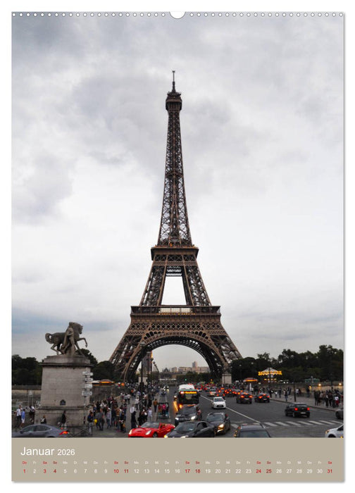Erlebe mit mir den Eiffelturm von seinen schönsten Seiten (CALVENDO Premium Wandkalender 2026)