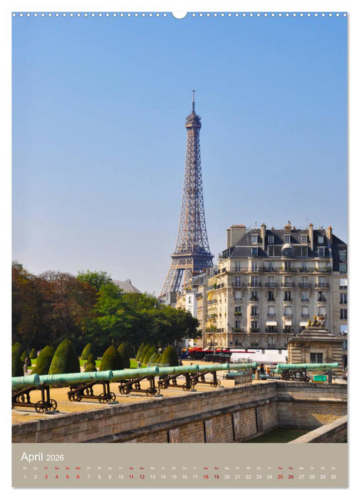 Erlebe mit mir den Eiffelturm von seinen schönsten Seiten (CALVENDO Premium Wandkalender 2026)