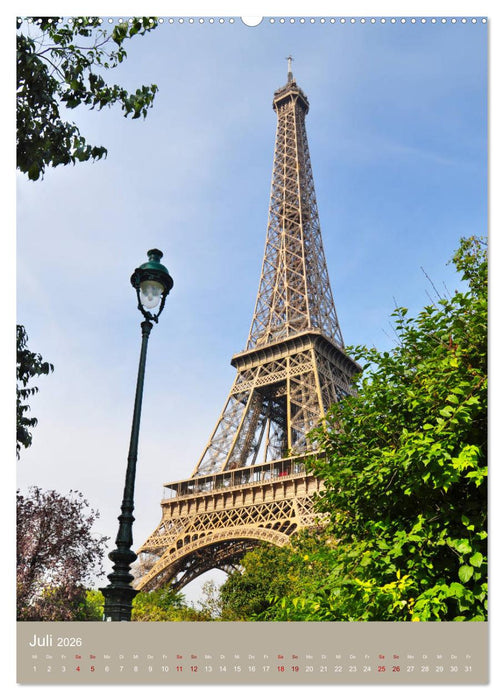 Erlebe mit mir den Eiffelturm von seinen schönsten Seiten (CALVENDO Premium Wandkalender 2026)