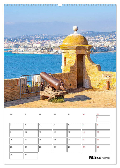 Côte d’Azur - Reiseziel am Mittelmeer (CALVENDO Premium Wandkalender 2026)