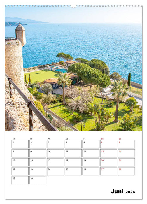 Côte d’Azur - Reiseziel am Mittelmeer (CALVENDO Premium Wandkalender 2026)
